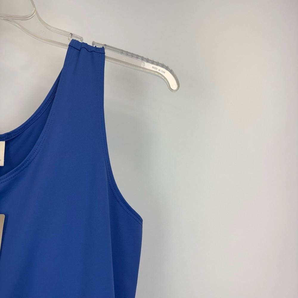 Chicos Set of Two Microfiber Contemporary Tank Basic Knit Blue Red Women's 2 L - Picture 5 of 16